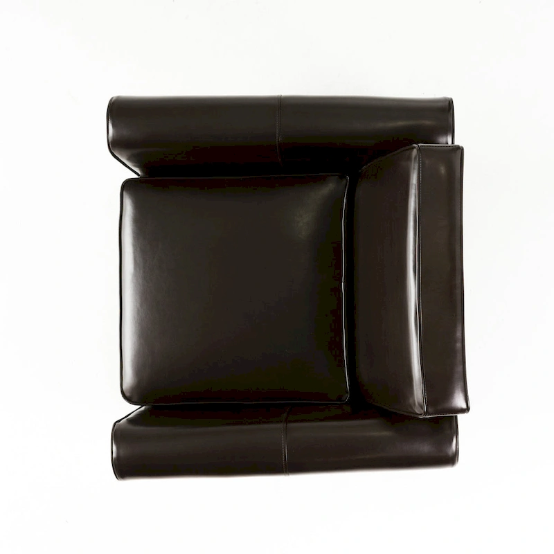 Freemont Brown Bonded Leather Club Chair by Christopher Knight Home
