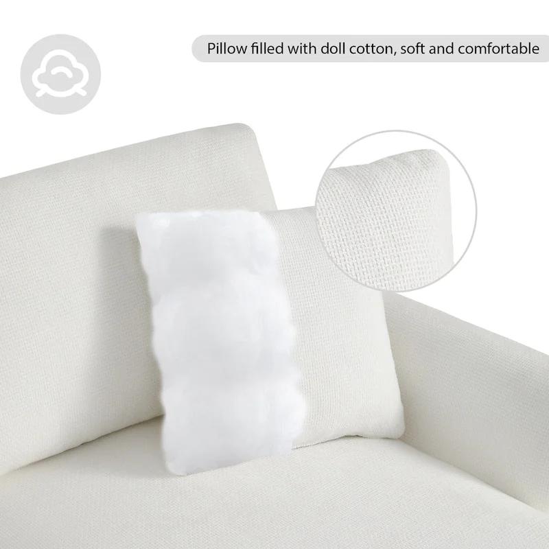 Rosita Modern L-shaped Sectional Sofa with Chaise Lounge by GDFStudio