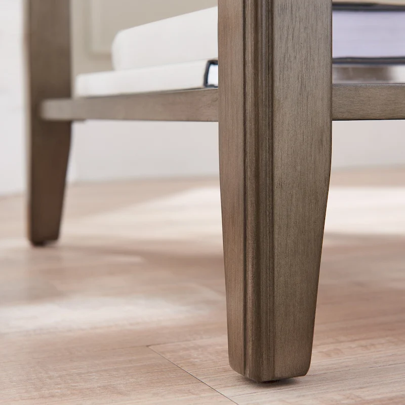 Leick Home Laurent Narrow End Table with Shelf