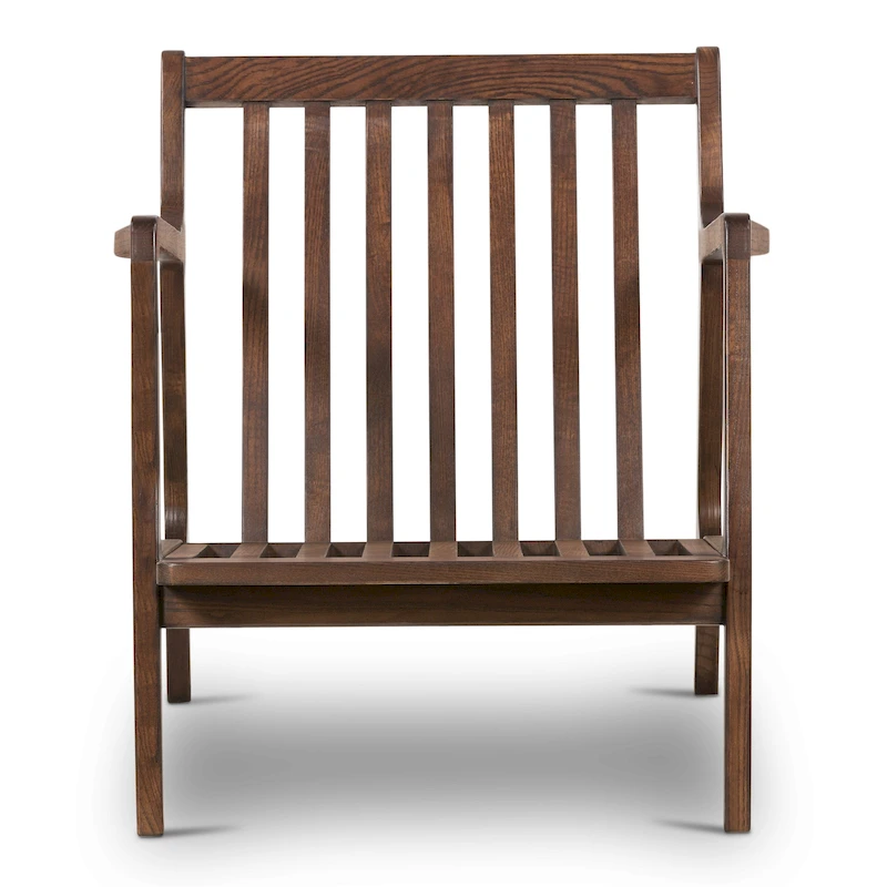 Poly & Bark Verity Leather Lounge Chair - Full Grain Genuine Italian Leather