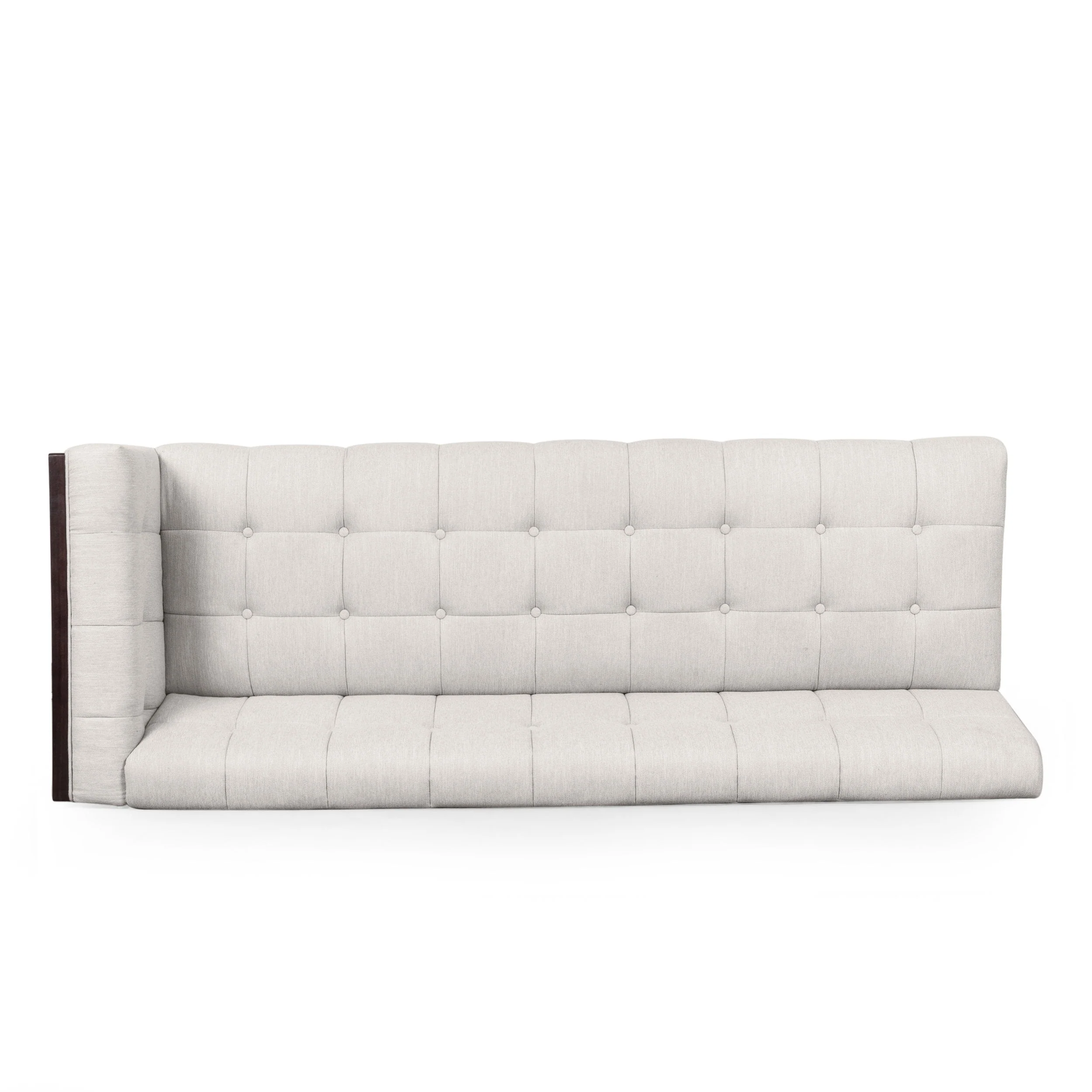 Mid-Century Modern Fabric Tufted Sectional Sofa Set - NH583413