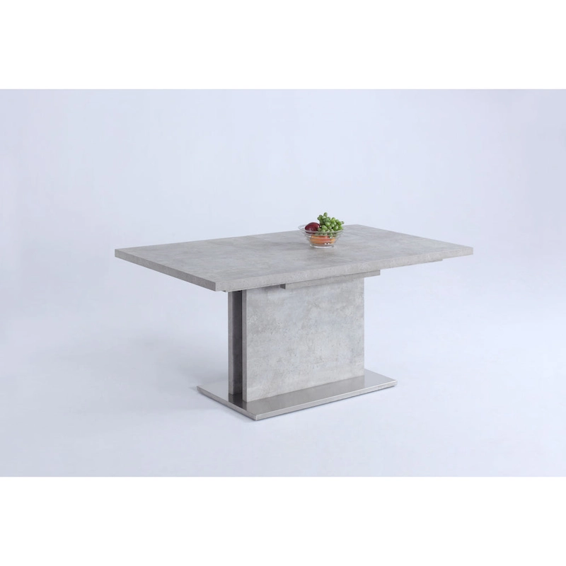 Somette Kalie Grey Extendable Laminate Dining Table
