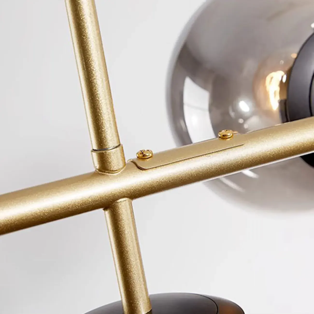 6 Light Glass Globe Island Pendant Light with Adjustable Length