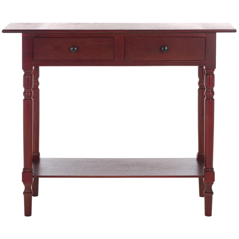 SAFAVIEH Arvilla Grey 2-Drawer Console Table - 37.8 x 13 x 31.9 - 38Wx13Dx32H