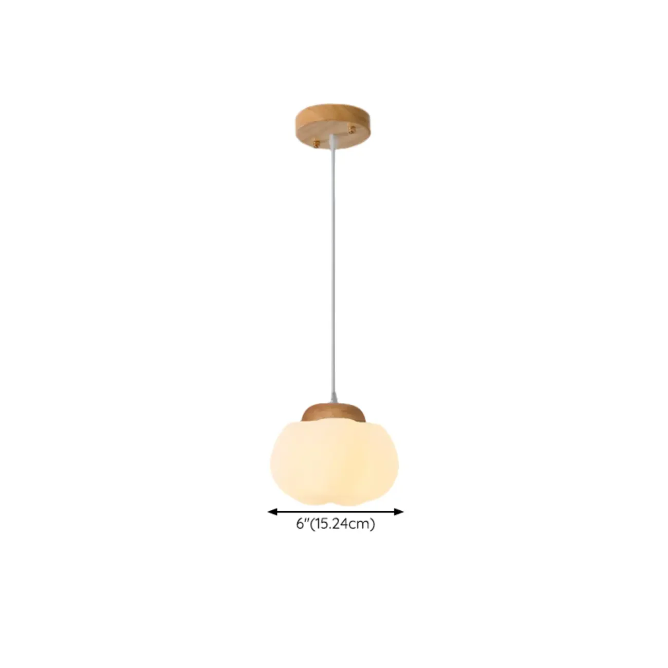 Glam Pumpkin Shape Pendant Light with Adjustable Hanging