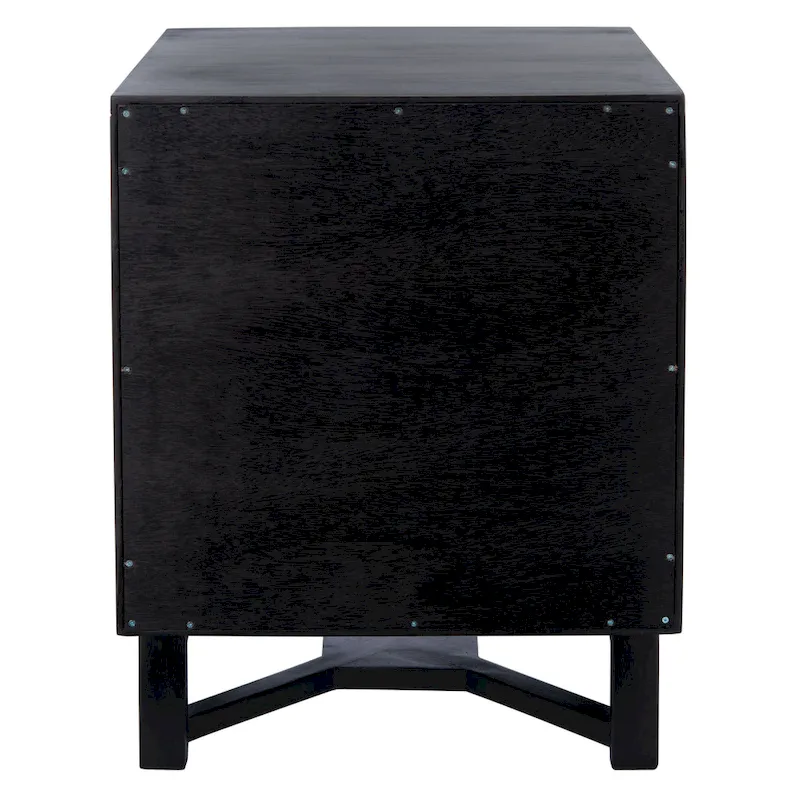 SAFAVIEH Dayana 2-Drawer Rattan Accent Table Nightstand