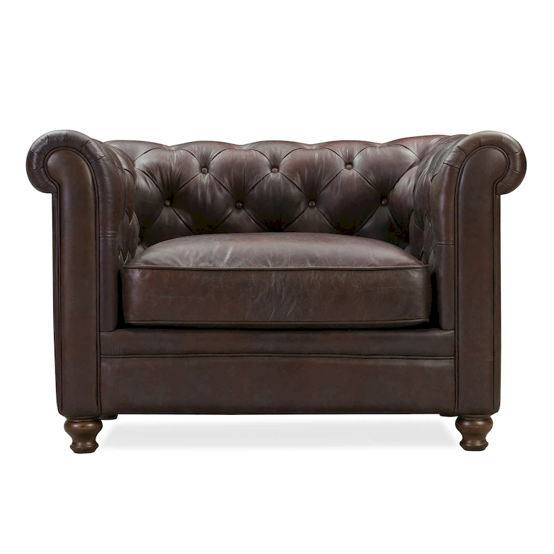 Poly and Bark Lyon Lounge Chair - Genuine Italian Leather