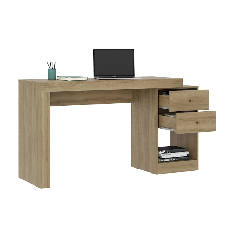 Modern Designs Expandable 47 to 61 Inches Long Home Office Desk