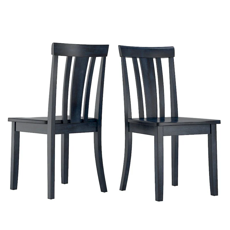 Wilmington II Slat Back Wood Dining Side Chairs by iNSPIRE Q Classic (Set of 2)