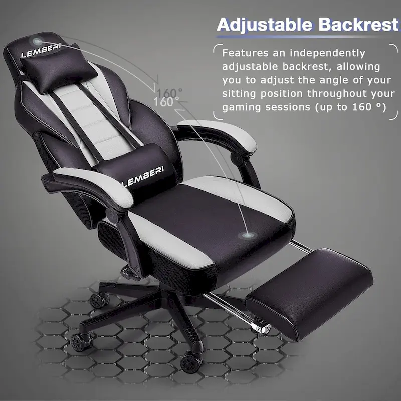 BOSSIN Racing Style Gaming Chair,300 lbs Big and Tall gamer chair High Back Computer Chair