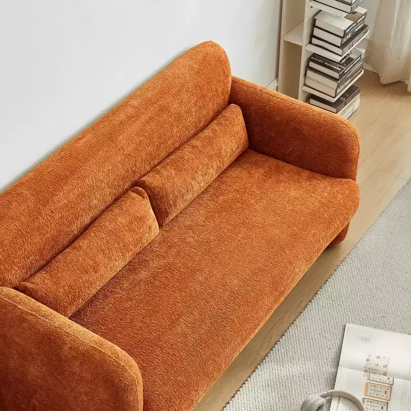 MAYEERTY Sleeper Sofa Bed with USB, 3-in-1 Adjustable Pull-Out Bed & Side Pocket (Velvet)