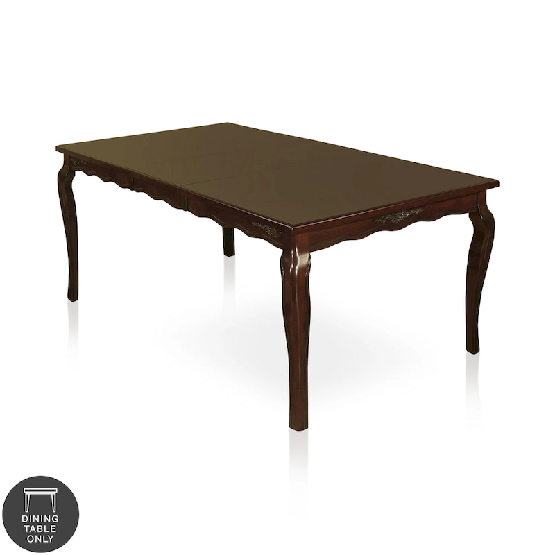 Furniture of America Shak Traditional Dark Walnut 78-inch Dining Table