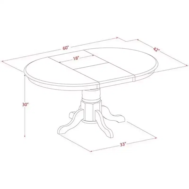 HomeStock 7 Piece Kitchen Table Set Linen White Parson Chairs