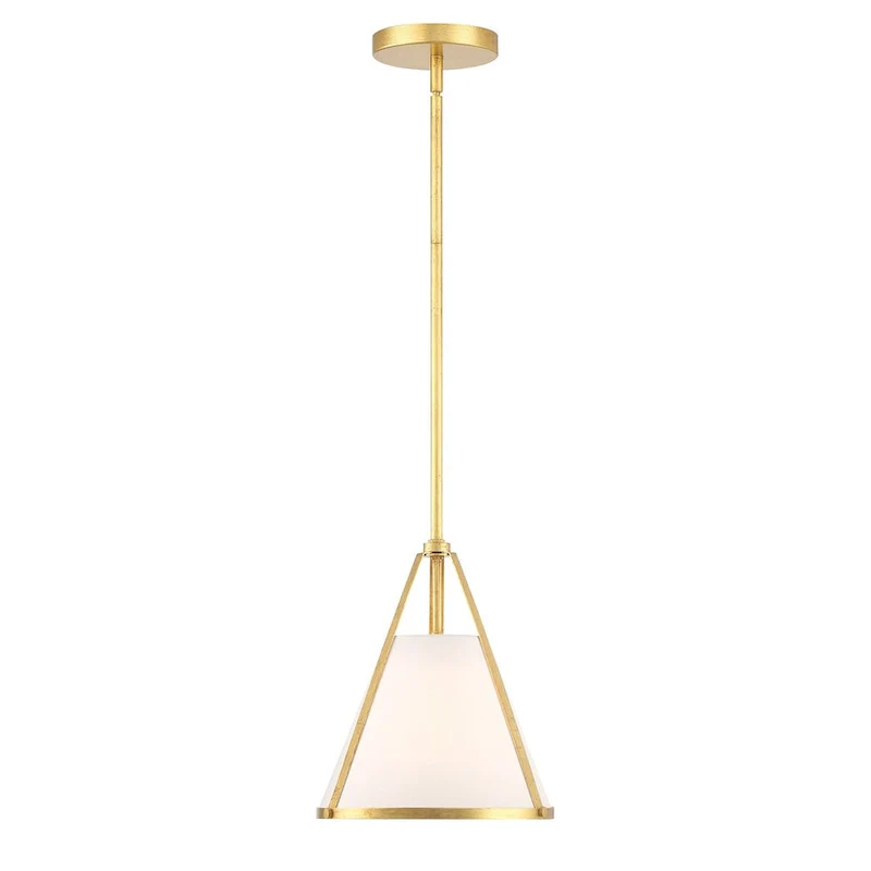 Fulton 1 Light Antique Gold Pendant