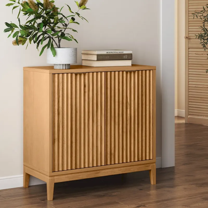 Jasper Modern Sideboard, Kitchen Storage Cabinet with Fluted Doors