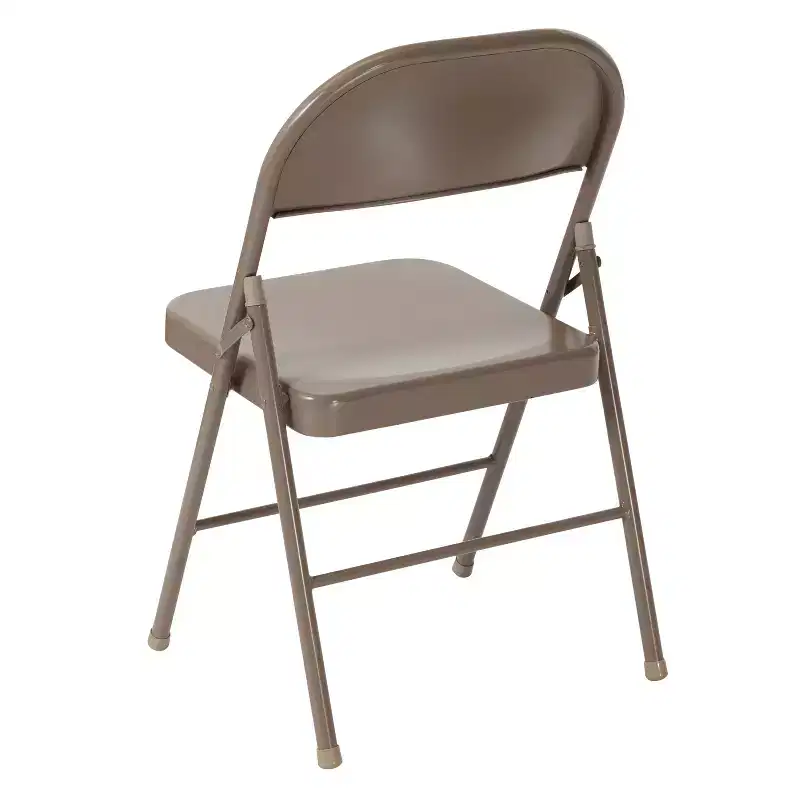 Flash Furniture 4 Pack HERCULES Series Double Braced Metal Folding Chair