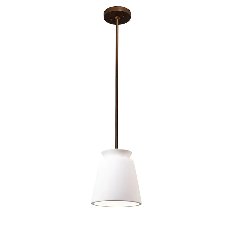 Justice Design Group Small Trapezoid Pendant - Rigid Stem