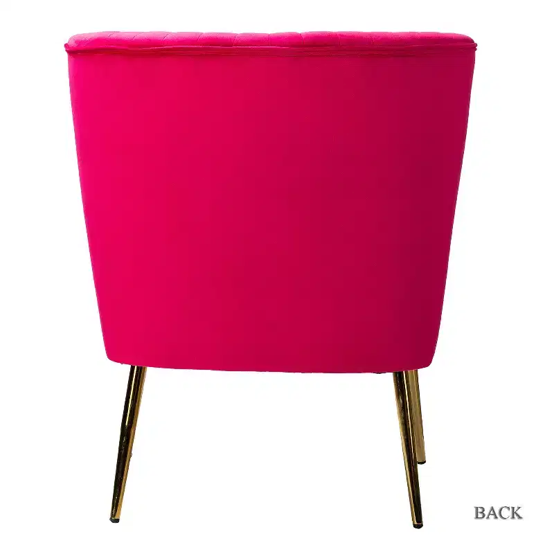 Quentin Velvet Accent Side Chair with Padded Seat Set of 2 | Karat Home