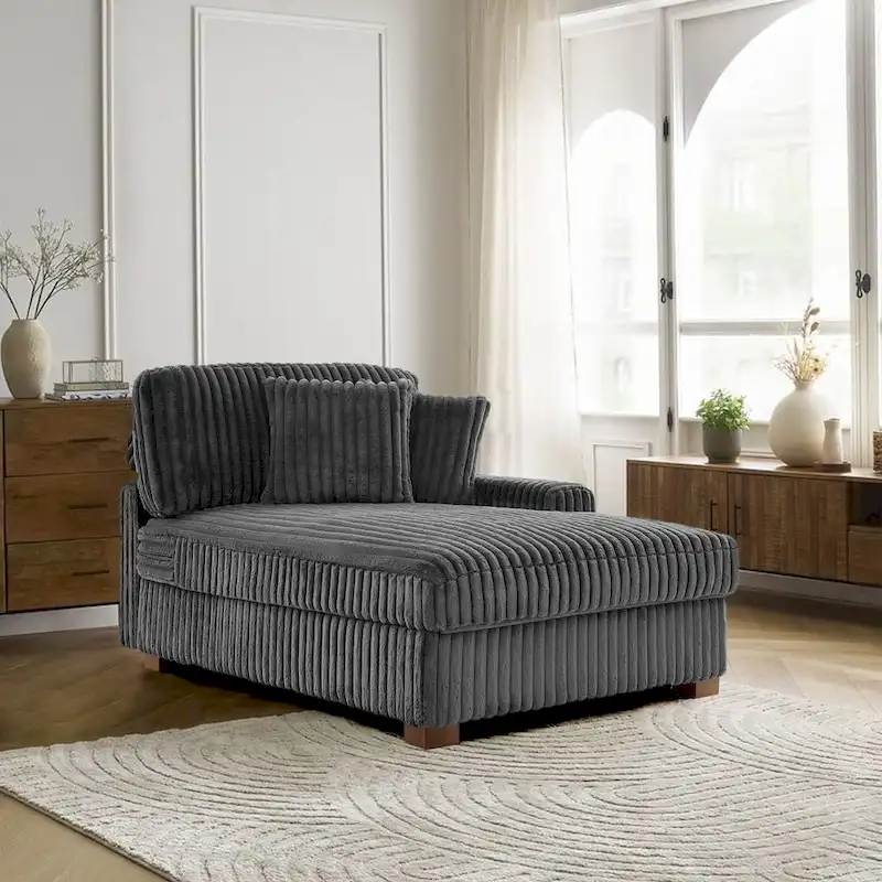 Upholstered Chenille Velvet L Shaped Couch Modular Sofa With Chaise Lounge