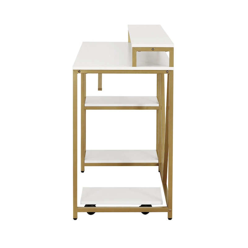Industrial Writing Desk, Gold