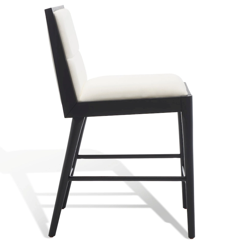 SAFAVIEH Couture Vonne Linen Counter Stool (Set of 2) - 19Wx22Dx36H