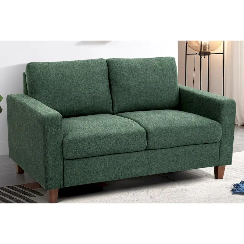 55 In Transitional Upholstered Living Room Loveseat