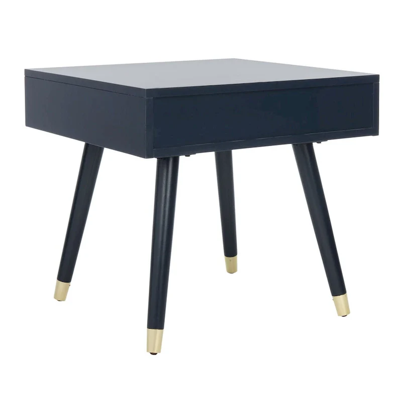 SAFAVIEH Sunny Mid-Century Gold Cap End Table - 24 x 24 x 22.3 - 24Wx24Dx22H