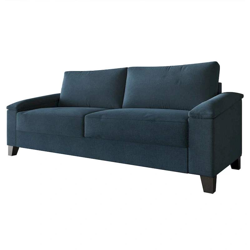 Simple Style Linen Upholstered Sofa