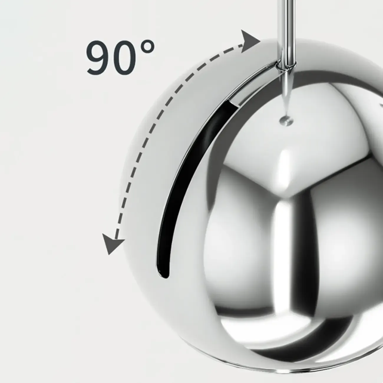 Adjustable Stylish Bedside Globe LED Wall Sconce in Dimmable