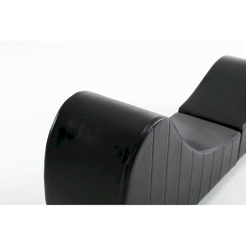 Modern Faux Leather Curved sofa