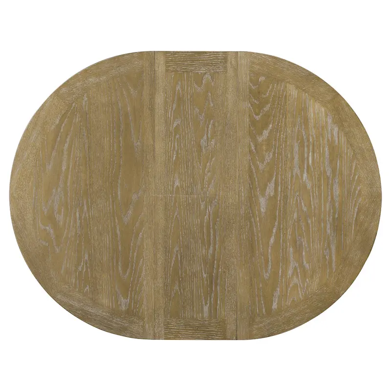 54 Farmhouse Oval Extendable Dining Table - N/A