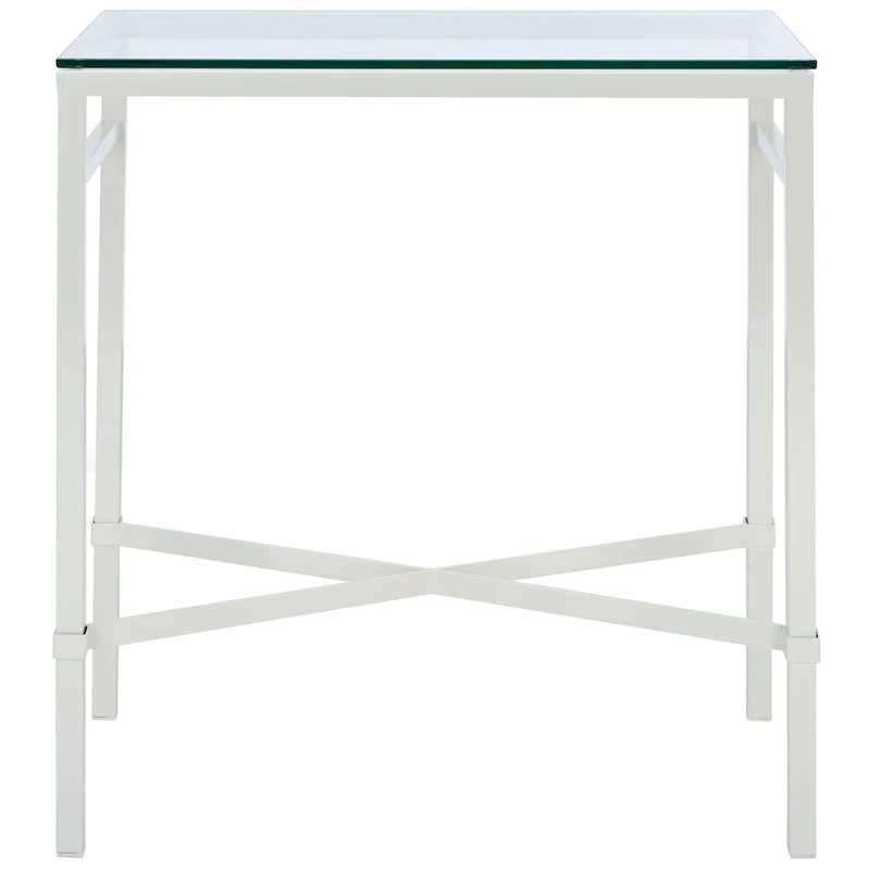 SAFAVIEH Couture Vallie Side Table - 22 W x 13 D x 25 H - 22Wx13Dx25H