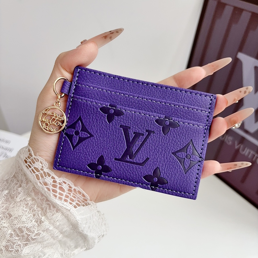 LL Embossed Medallion 01 Card Holder - Vania Cases
