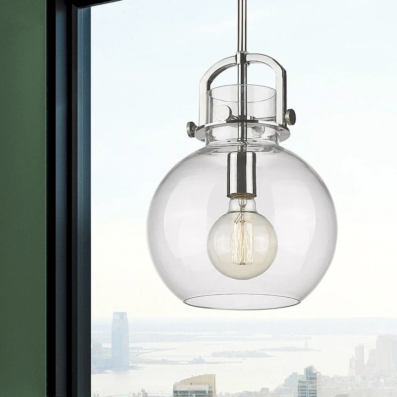 Innovations Lighting Newton Sphere - 1 Light 10  Stem Hung Pendant