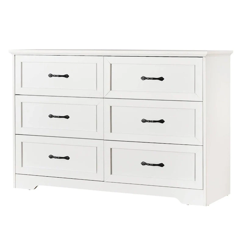 Large Capacity 6 Drawers Dresser, Cabinet for Bedroom