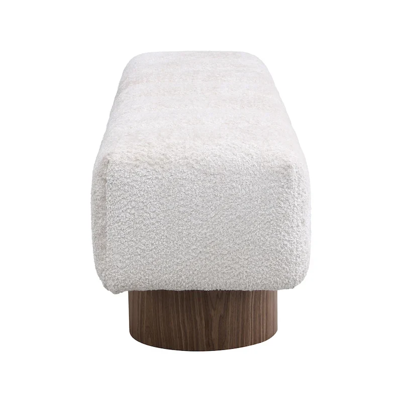 Christopher Knight Home - Daniel Upholstered Dining Bench, No-Assembly Entryway & Bedroom Ottoman with Sturdy Wood Legs