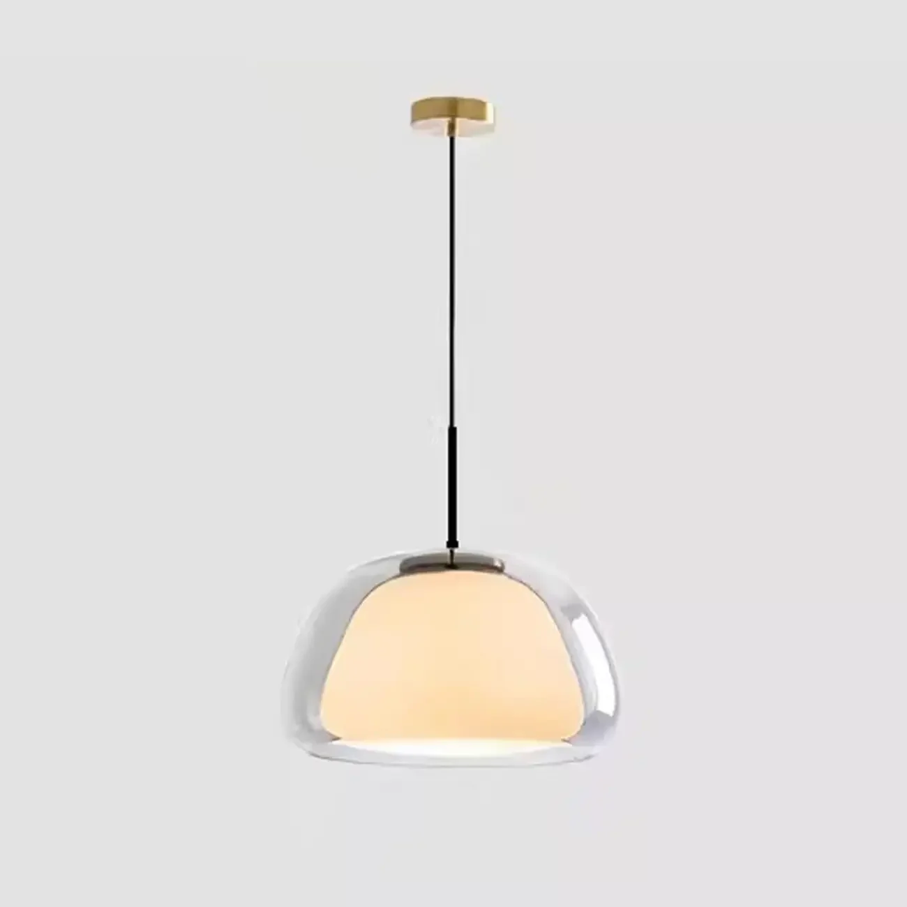 Elegant Designer LED Milk Glass Jelly Pendant Light