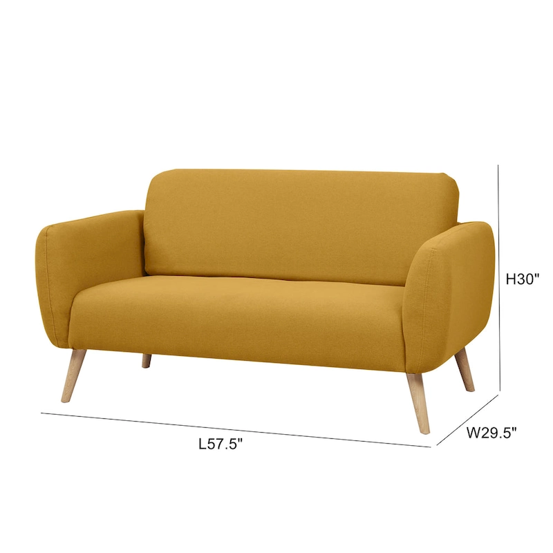 Carson Carrington Vallakra Polyester Loveseat Sofa