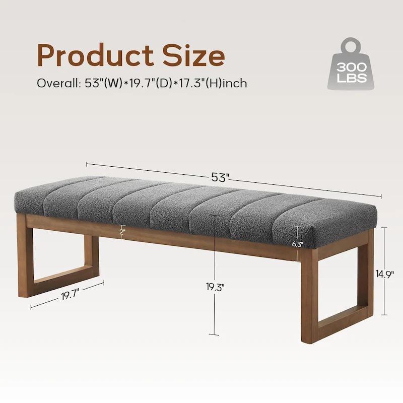 45  Entryway Upholstered Bench Shoe Rack Bench