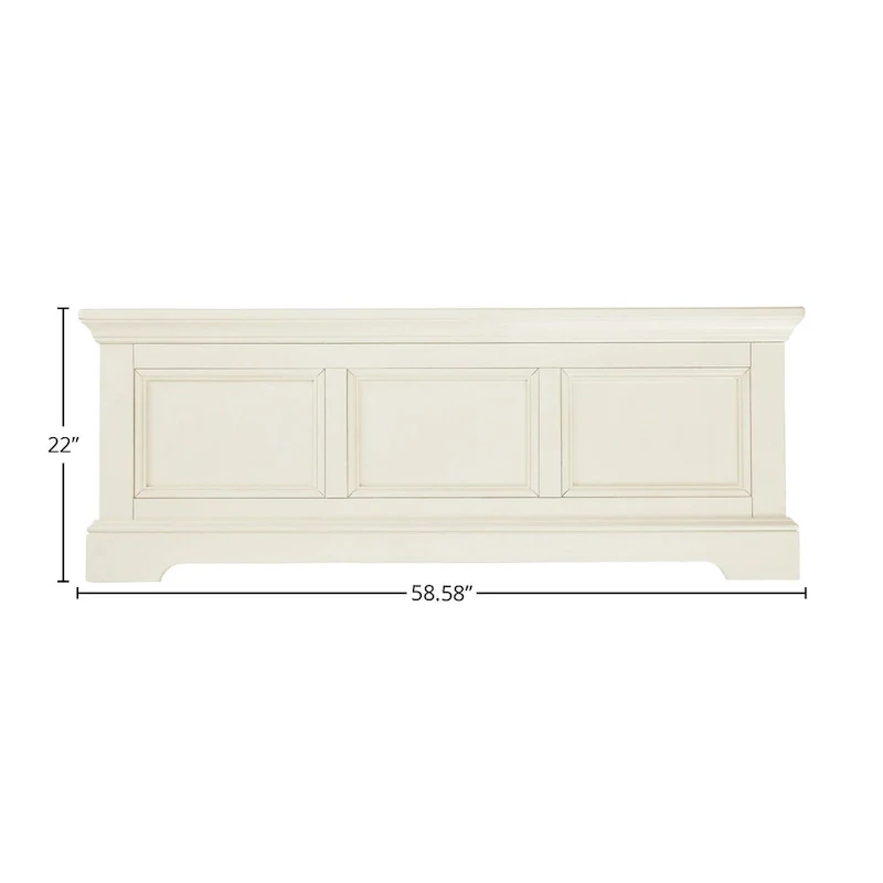 Hanley 59 Wide Low Profile Footboard, Chalk