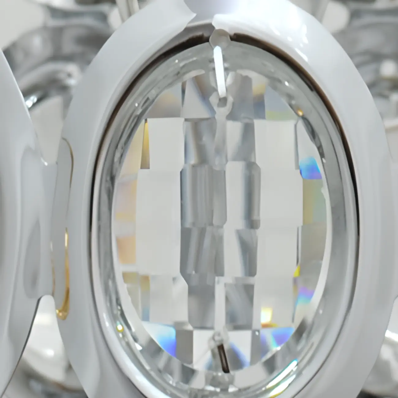 Elegant Cylinder Crystal Kitchen Island Pendant Light with Spotlight