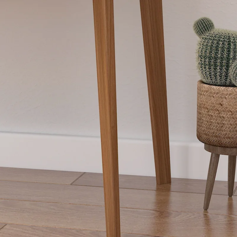 Wood Desk - 39.4W, Multi-Functional, Rounded Corners, Optional Drawers, Easy Assembly