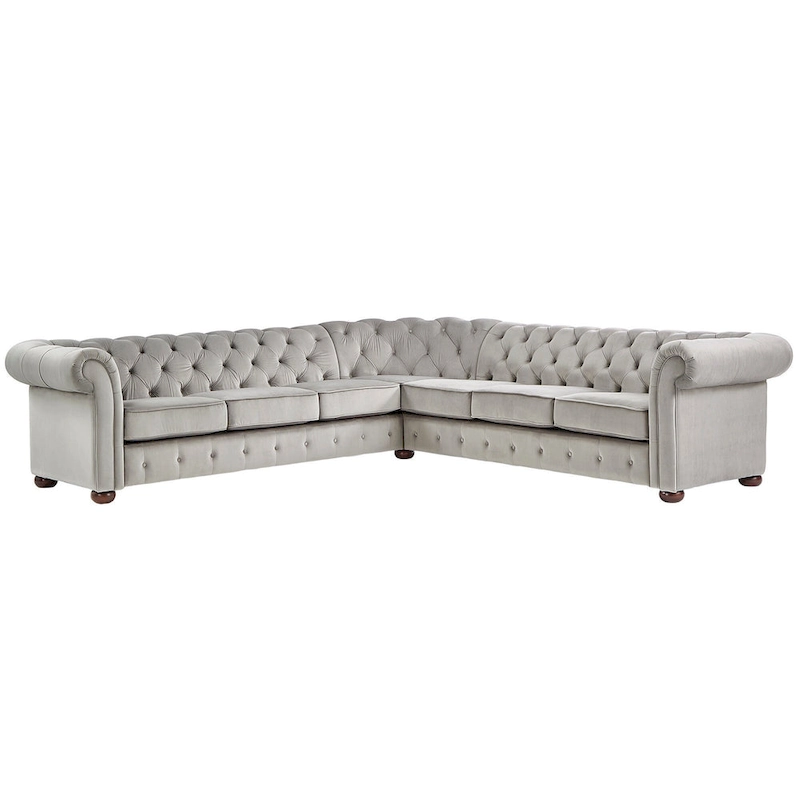 Knightsbridge Chesterfield L-shaped Sectional by iNSPIRE Q Artisan