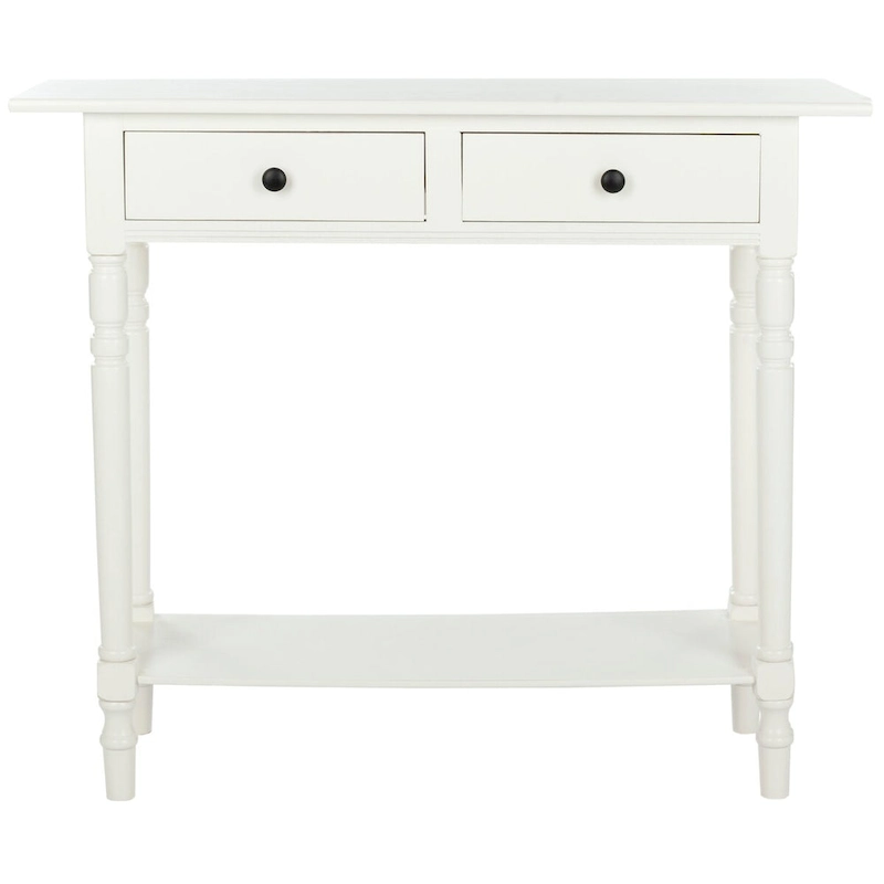 SAFAVIEH Arvilla Grey 2-Drawer Console Table - 37.8 x 13 x 31.9 - 38Wx13Dx32H