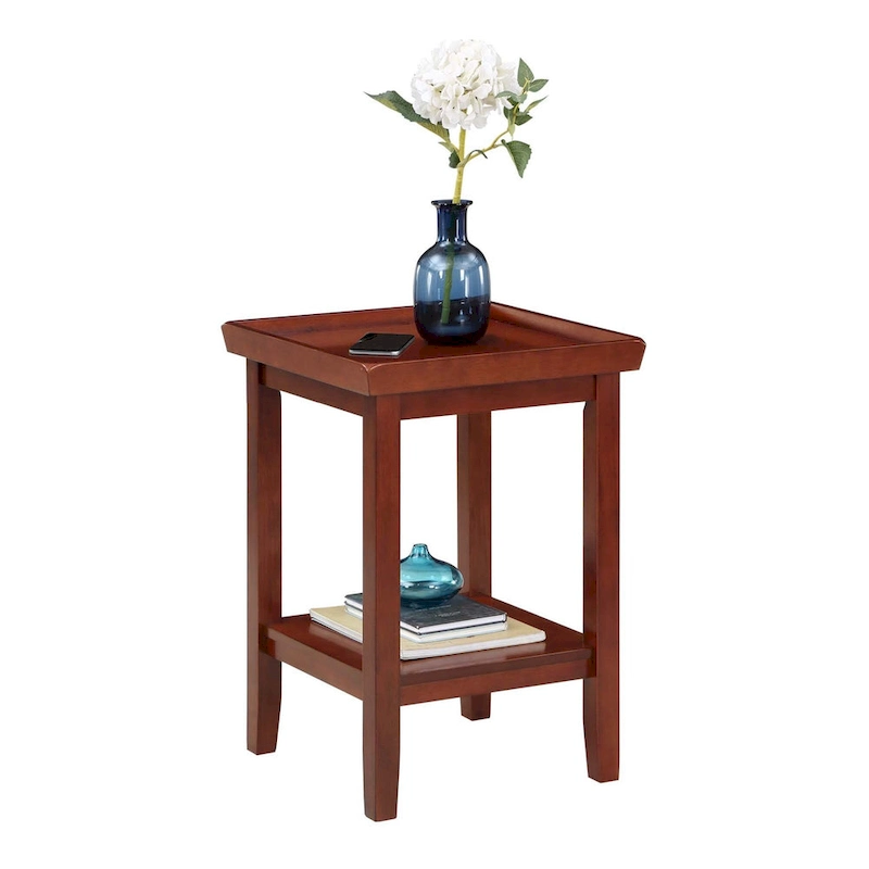 Convenience Concepts Ledgewood End Table with Shelf