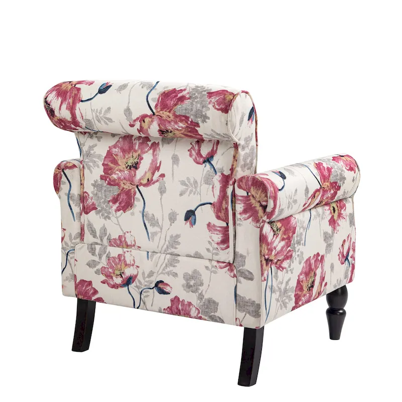 Living Room Armchair with Nailhead Trim - 29.9W x 29.9H x 32.9D