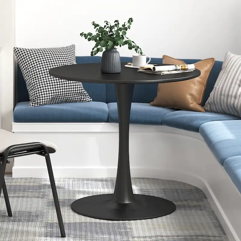 Mid-Century Modern Round Tulip Dining Table