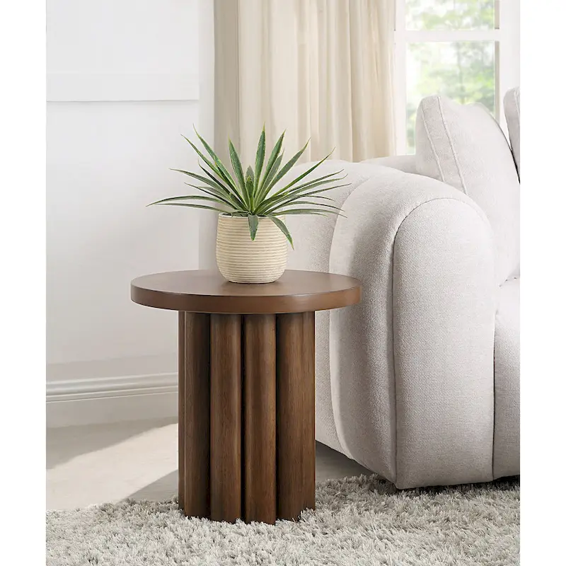 Wooden Color Finish End Table