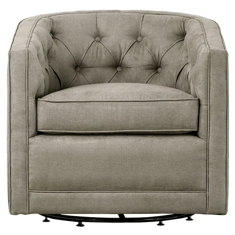 Walsh Fabric Swivel Barrel Chair