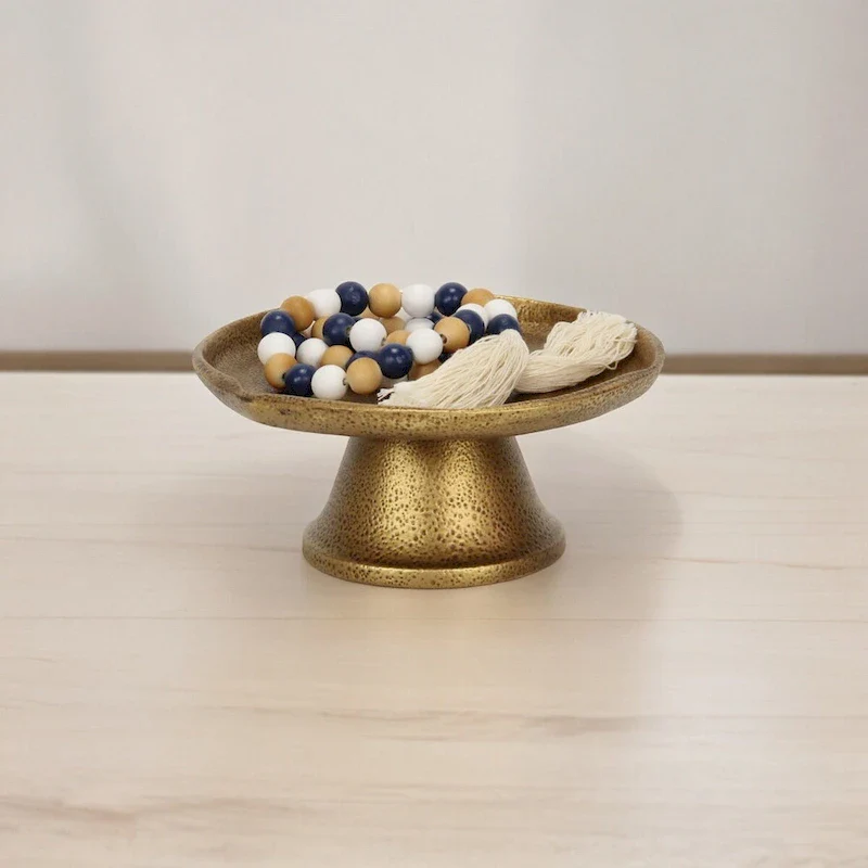 Khilov Golden Raised Cast Iron Dish